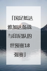 国足抵达雅加达备战与印尼队的世预赛18强赛